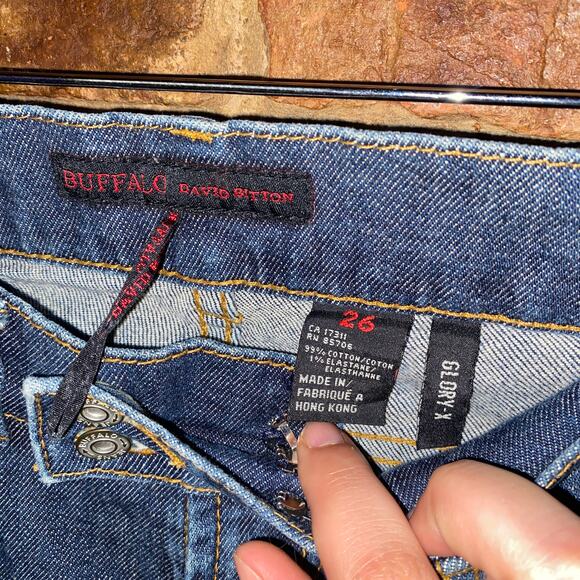 Buffalo David Bitton Blue Denim Glory-X Bootcut Jeans Women's Size 26 - Picture 4 of 5